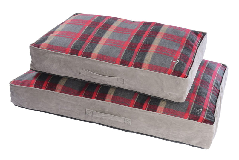 Gorpets Camden Sleeper Medium (56x81x13cm) Grey Check - PawsPlanet Australia