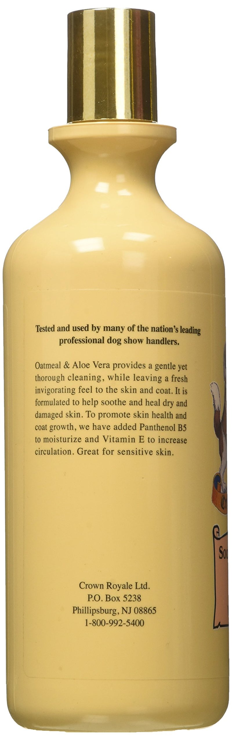 [Australia] - Crown Royale 0005010 Soothing Oats and Aloe Pet Shampoo, 16 oz 