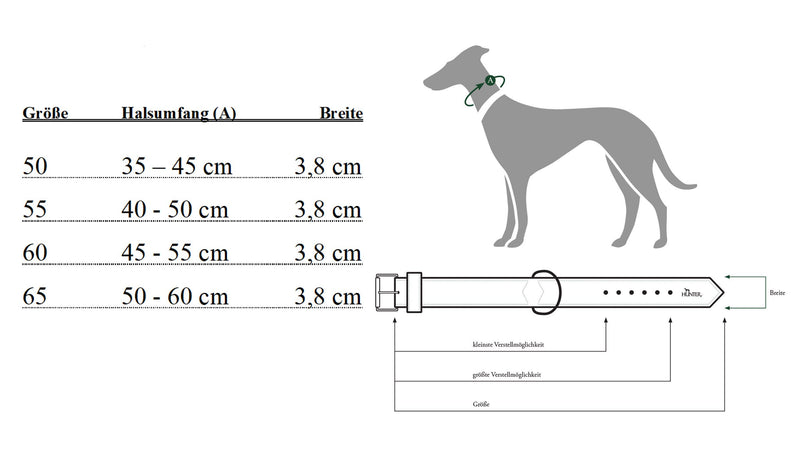 HUNTER HT63010 New Orleans Stripes Collar, One Size - PawsPlanet Australia