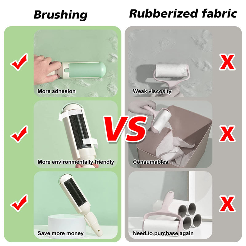 papasgix animal hair remover lint roller animal hair, reusable lint rollers for animal hair, lint brush for dog hair and cat hair removal, for sofa bed carpet scratching post (1 piece white) 1 piece white - PawsPlanet Australia