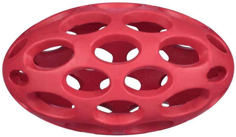 JW Hol-ee Roller American Football Shaped Durable Rubber Dog Toy, Chew Treat Dispensing Ball - Mini - PawsPlanet Australia
