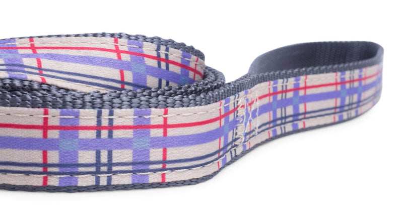 Petface Check Pattern Dog Lead, Medium, Cream - PawsPlanet Australia