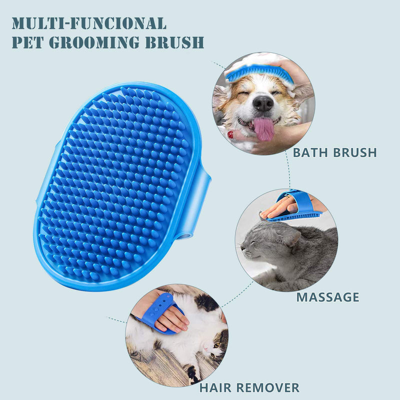 MTSCE Pet Disposable Towel Set, 5PC Dog Drying Towel Large Size Ultra Water Absorbent Professional Pet Shampoo Brush Toothbrush for Dogs Cats Pets - PawsPlanet Australia