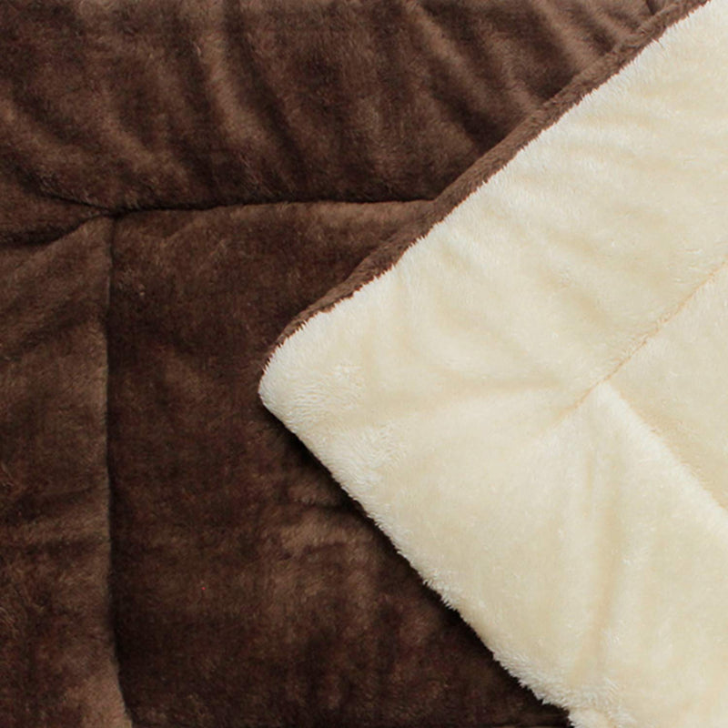 Downtown Pet Supply Comfort Pet Dog Crate Mat and Nap Pad, X-Small-Brown/Oatmeal Brown/Oatmeal - PawsPlanet Australia