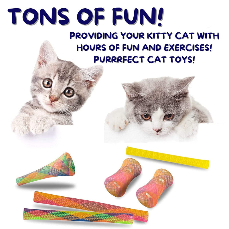 30 Packs Kitty Cat Toys Cat Boinks Cat Fun Spring Tube Pet Interactive Toys - PawsPlanet Australia