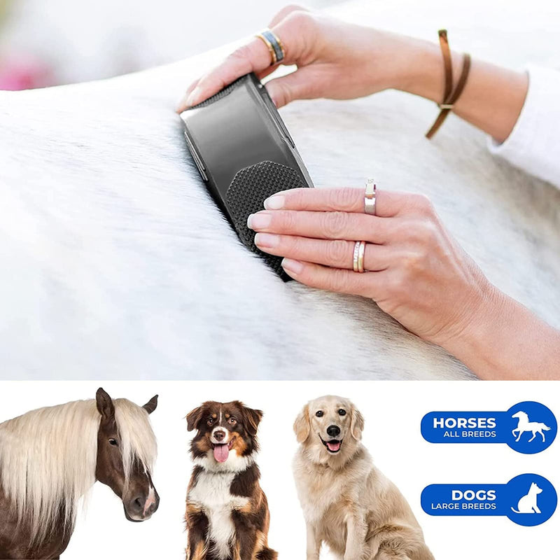 Horse Grooming Brush 6-in-1 Grooming Massage Horse Massage Comb Groomer for Horses Horse Brushes for Grooming, Painlessly Removing Loose Hair, Fur and Dirt - PawsPlanet Australia