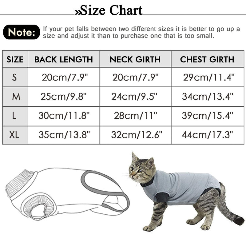 SELMAI Medical Pet Shirt Cat Bodysuit for Dogs After Surgery Dog Castration Soft Cotton E-Collar Alternative for Pets Nursing Clothing Wound Protection Prevent Licking Skin Diseases Pink S Donut - PawsPlanet Australia