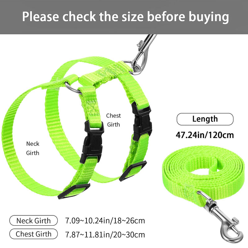 5 Pieces Adjustable Rabbit Harness Leash Bunny Harness Leash, Harness Leash for Pet Safety Walk Running Jogging, Pet Harness Leash for Bunny Cat Puppy Kitten Ferret and Other Small Pet Animals - PawsPlanet Australia