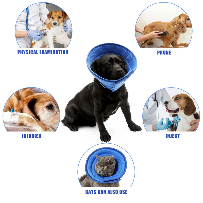 Dog Neck Collar, Quicker Healing Pet Recovery Cone, Soft Edges, for the Recovery of Dogs and Cats After Operations, Protective Dog Collar, Prevents Dog Bites and Scratches (Size 6) - PawsPlanet Australia