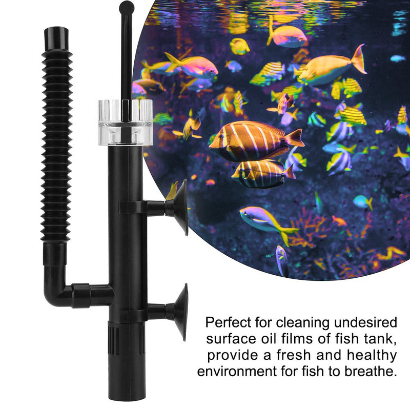[Australia] - Aquarium Water Surface Oil Protein Skimmer Fish Fresh Salt Water Protein Skimmer for Coral Aquarium Fish Tank 
