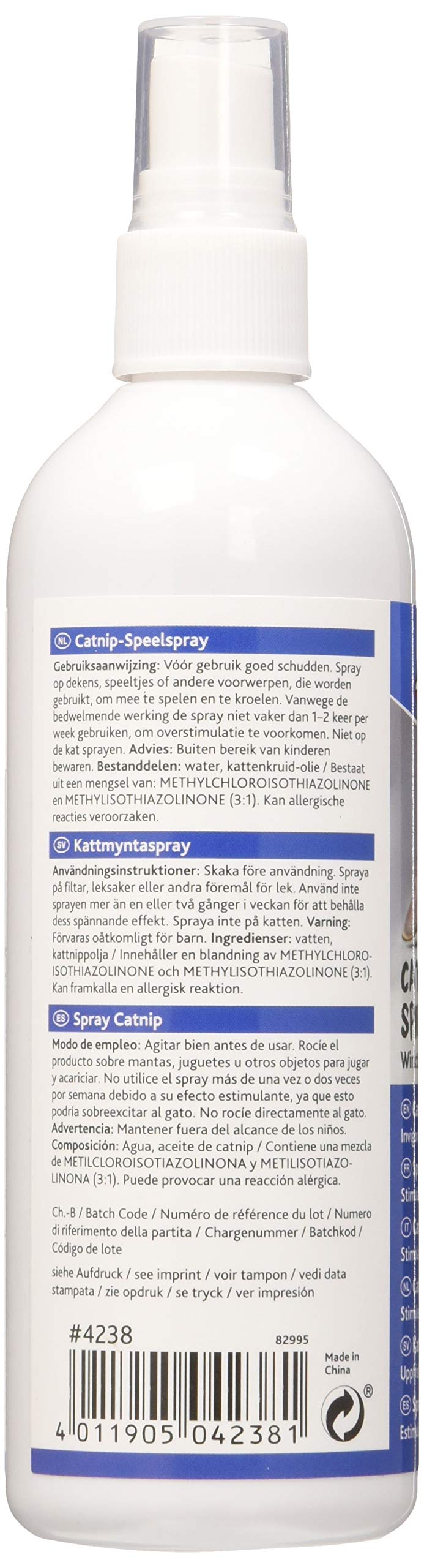 Trixie 4238 Catnip Play Spray 175ml natural 175 ml (Pack of 1) - PawsPlanet Australia