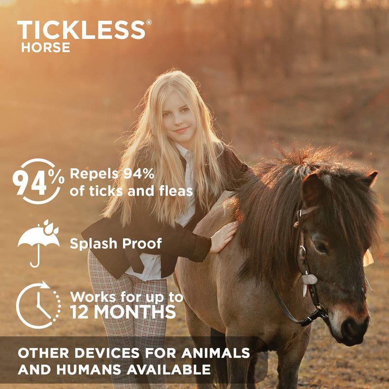 Tickless Horse ultrasonic tick Repeller for Horses Brown - PawsPlanet Australia