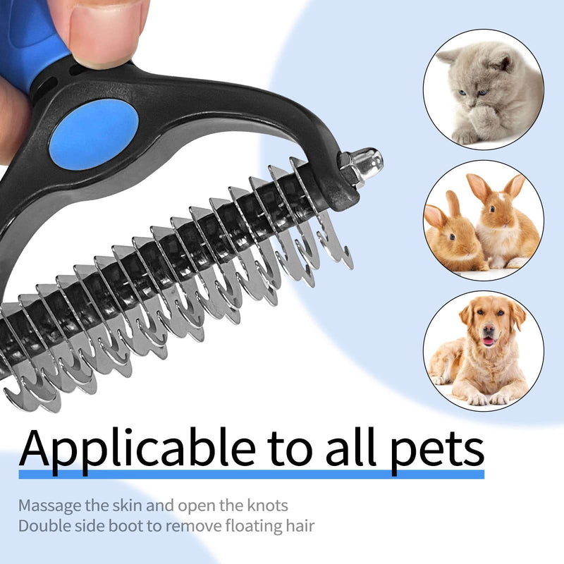 Cat brush, dog brush long hair, animal hair brush, pet hair remover cleaning button - PawsPlanet Australia