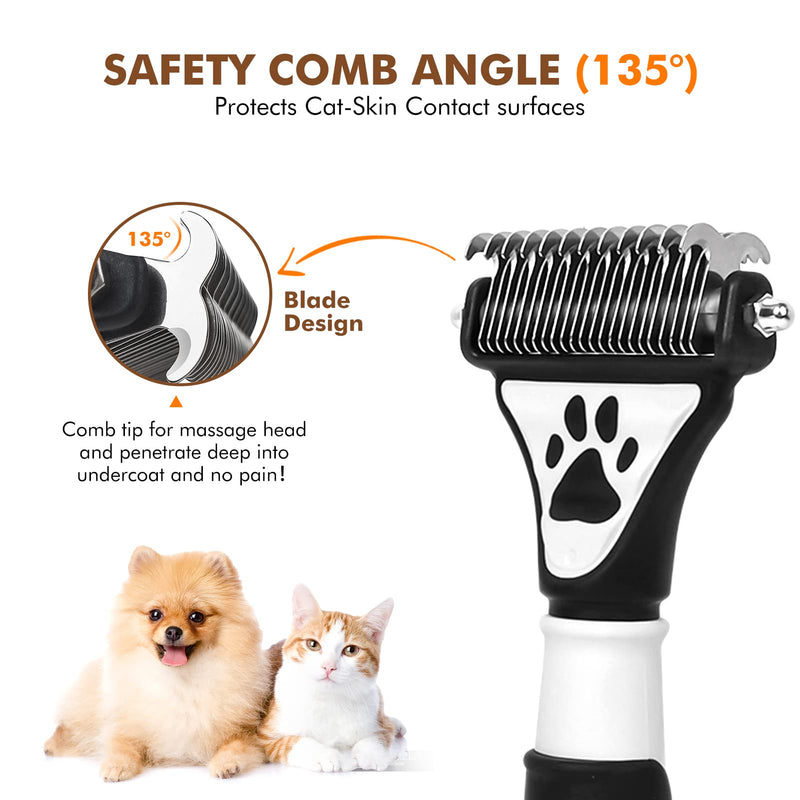 Cat brush, dog brush, pet brushes, cat brush, short hair, cat brush, long hair, gentle and precise hair removal, cat brush, cat hair brush against matting, massaging undercoat brush. - PawsPlanet Australia