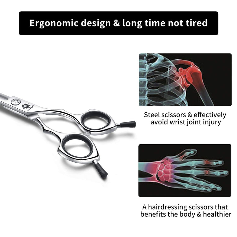 [Australia] - Grooming Pet Shear, 6.5 Inch Curved Scissors, Use Curved Shears for Cat Shears and Small Dog Shears Or Any Breed Trimming Cuts, Design for Professional Groomer. Black 