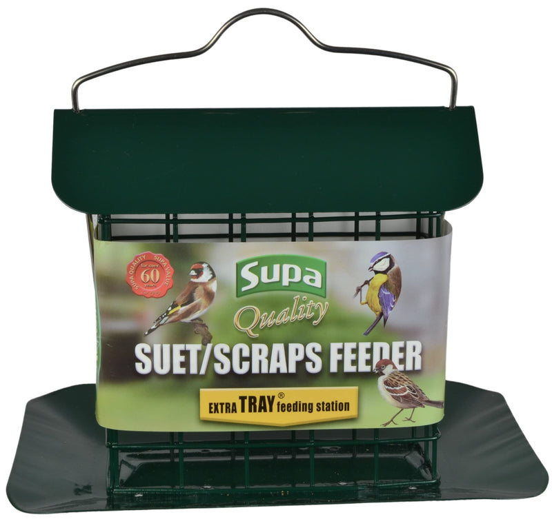 Supa Premium Suet Block / Scrap Feeder with Tray has been specifically designed for the feeding of Suet Blocks & Scraps but can also be used for Fruit, Seed Blocks etc. 1 Multi - PawsPlanet Australia