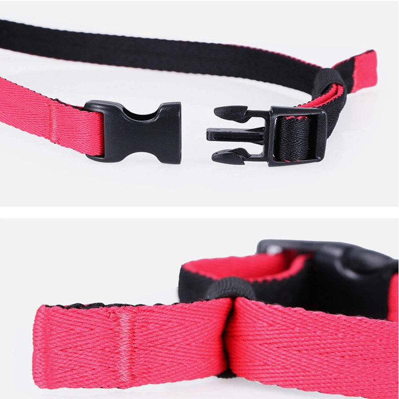 [Australia] - YIEN Dog Muzzle with Soft Mesh Design Adjustable Strap Breathable Dog Mouth Cover Anti Biting Barking Chewing for Small Medium Large Dogs S Rose red 