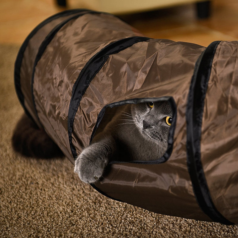 [Australia] - PAWZ Road Cat Toys Collapsible Tunnel for Rabbits, Kittens, Ferrets and Dogs Blue 