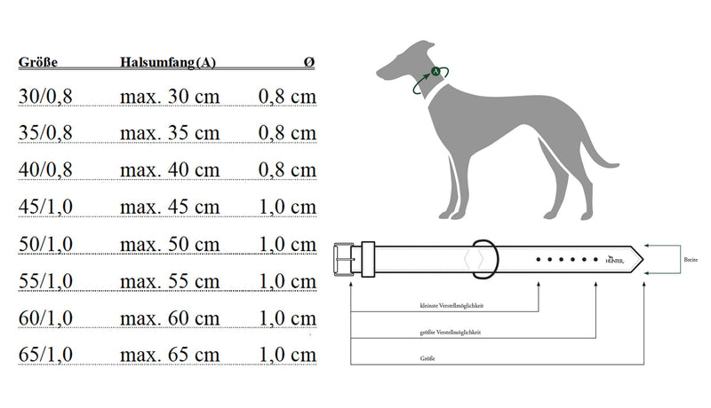 HUNTER Freestyle Training Collar with Stop Ring, 30/8 cm, Grey - PawsPlanet Australia