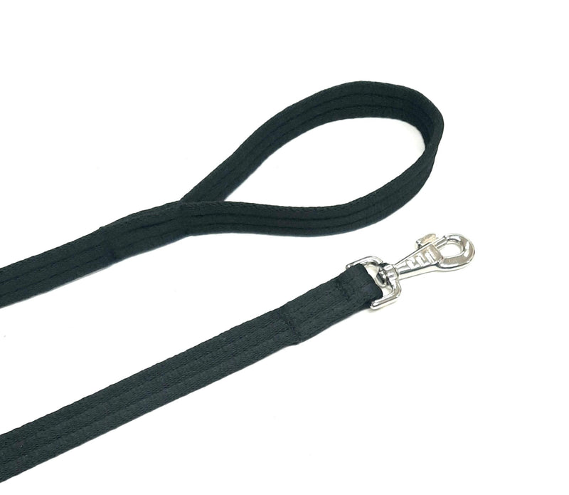 Church Products UK Horse Lunge Line Large Dog Lead Leash 25mm Black Padded Air Webbing Strong Very Soft Durable (5ft, 1.5 Metres Approx) 5ft (1.5 Metres) Approx - PawsPlanet Australia