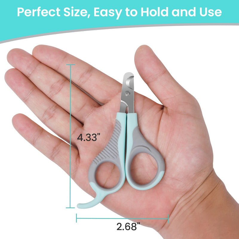 Fingofa Cat Nail Clipper, Cat Nail Trimmers with Nail File, Cat Claw Clippers, Pet Nail Clippers for All Kinds of Cats, Puppy, Kitten, Chinchilla, All Small Breeds Pets - PawsPlanet Australia