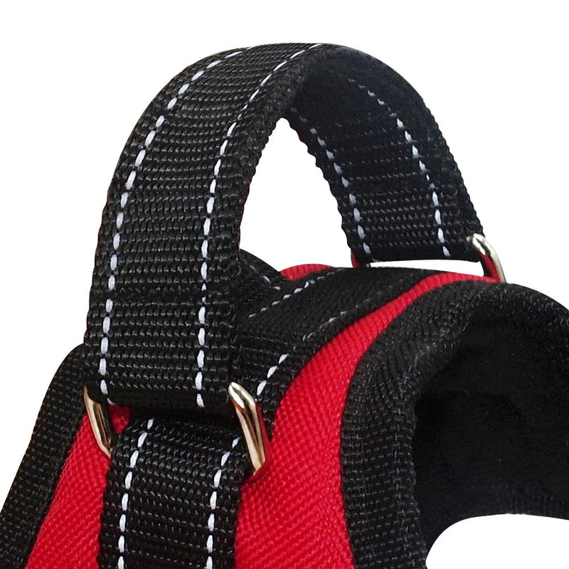 SpeedPets Adjustable Padded Strong Reflective No Pull Pet Dog Harness (Small, Black) Small - PawsPlanet Australia