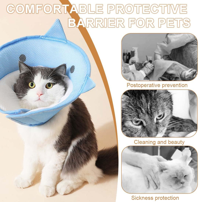 XPEX Cat Neck Brace, Adjustable Neck Brace Cat Collar, Neck Brace Dog Recovery Collar Soft Collar Cone After Surgery and for Puppies, Small Dogs and Cats - PawsPlanet Australia