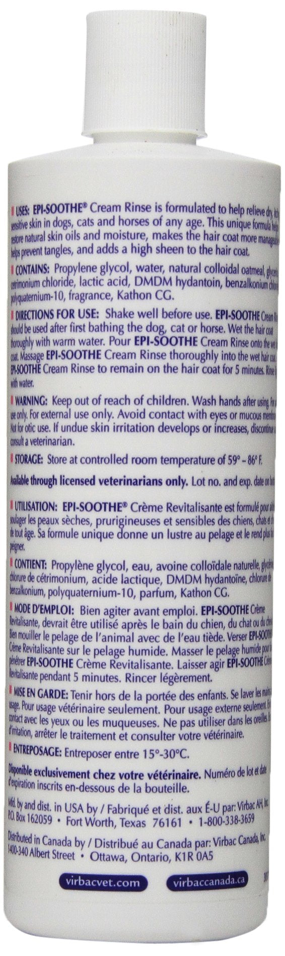 Virbac Epi-Soothe 16 Ounce - PawsPlanet Australia