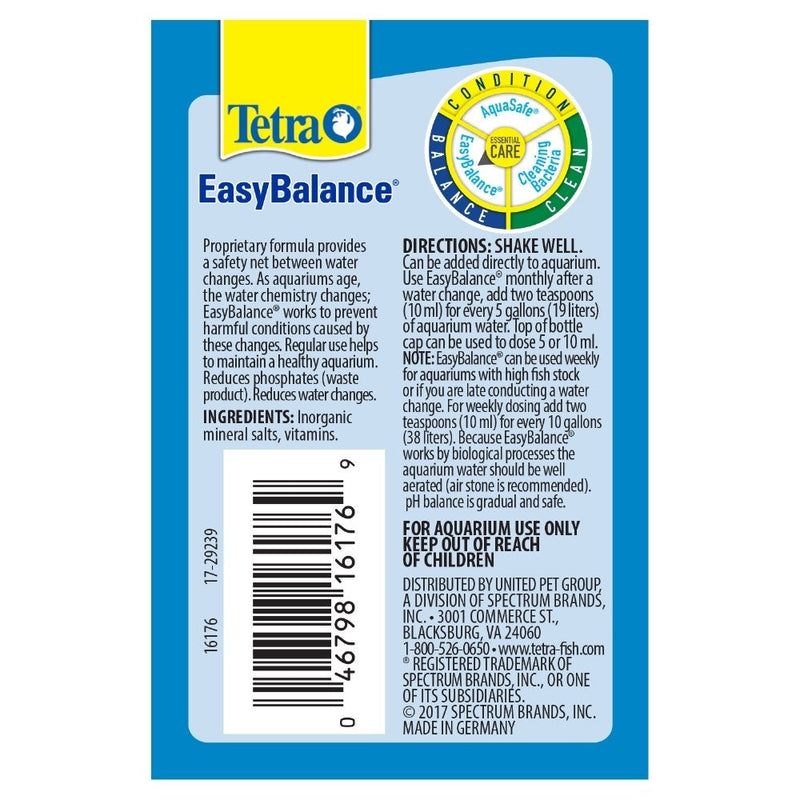 Tetra EasyBalance 8.45 Ounces, Weekly Freshwater Aquarium Water Conditioner, (Model: 16177) - PawsPlanet Australia