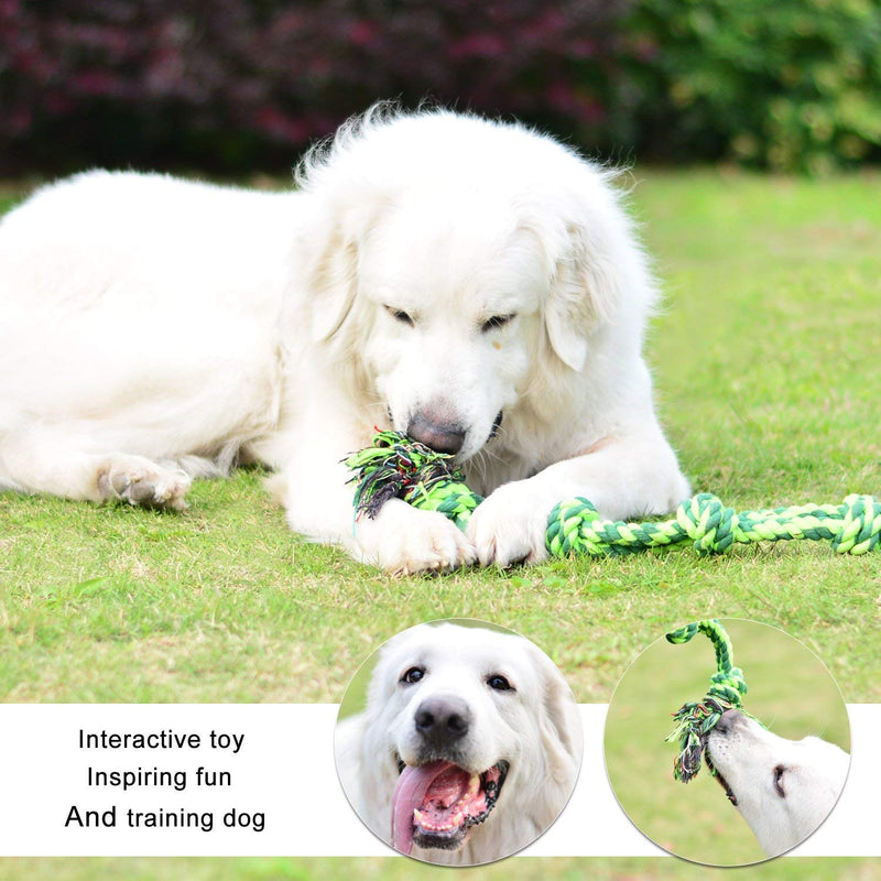 Vitscan Upgraded Goose Indestructible Dog Toys for Aggressive Chewers Small Medium Large Breed and 5-Knot Rope Dog Toys for Large Dogs and Aggressive Chewers - PawsPlanet Australia