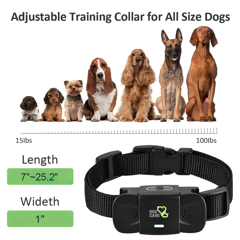 Dog Training Collar Receiver - Dogcare Rechargeable Shock Collar Receiver, Training Collar with Adjustable Collar Dog - PawsPlanet Australia