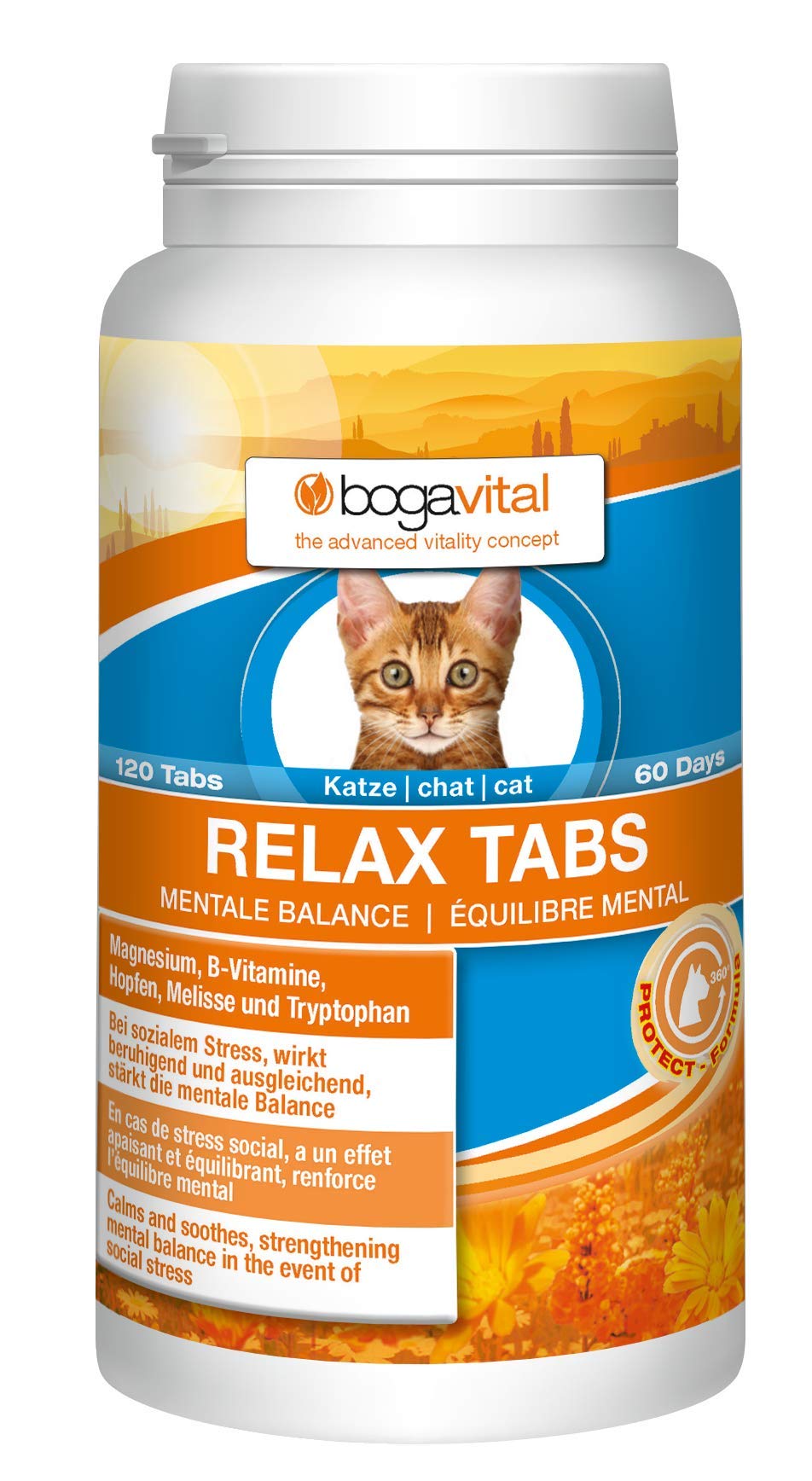 Bogavital Relax Tabs Cat, pack of 1 (1 x 84 g) - PawsPlanet Australia