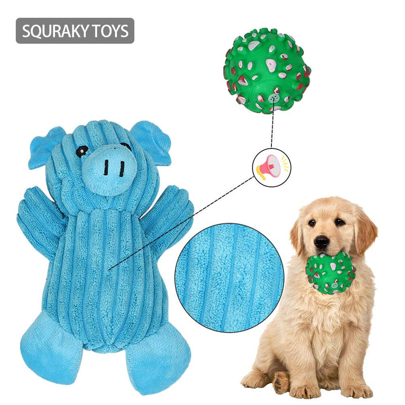 7 Pcs Dog Chew Toys Dog Rope Toys- Puppy Toys from 8 Weeks - Dog Toys for Boredom Dog Squeaky Toys- Puppy Teething Toys Dog Gift Set - PawsPlanet Australia