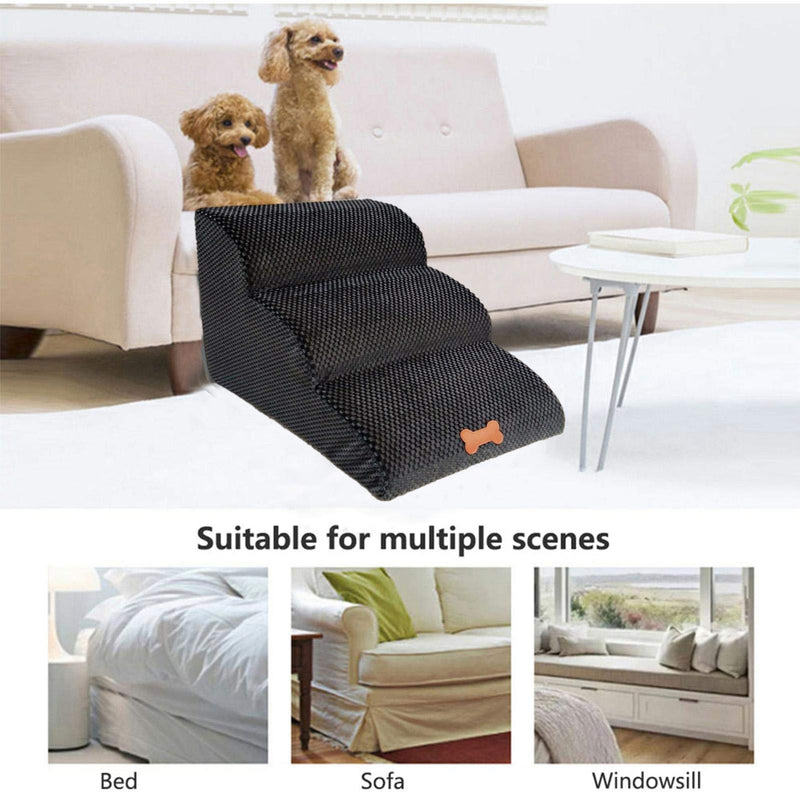 Liang Pet Stairs,Pet Step Sofa Ladder,Lightweight Pet Step Sofa,3-Story Slope Stairs,Help Pets Reach The High Bed Or Couch,Effectively Train Dogs Up and Down Stairs - PawsPlanet Australia