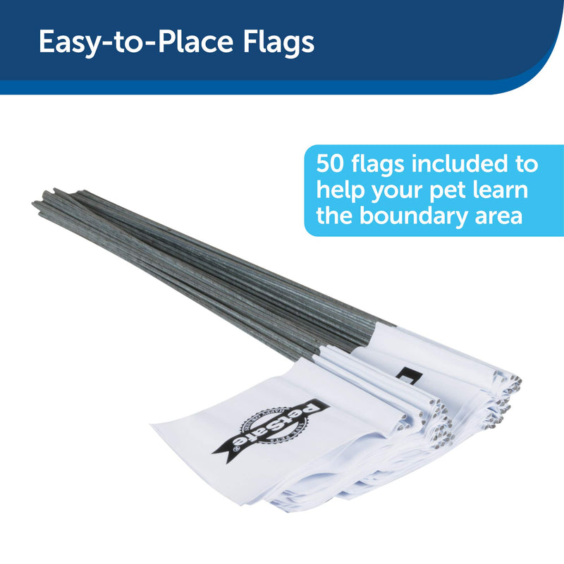 PetSafe Boundary Flags (Bundle of 50), For Use with PetSafe's Dog and Cat In-Ground Fences and Wireless Fences - From the Parent Company of INVISIBLE FENCE Brand - PawsPlanet Australia