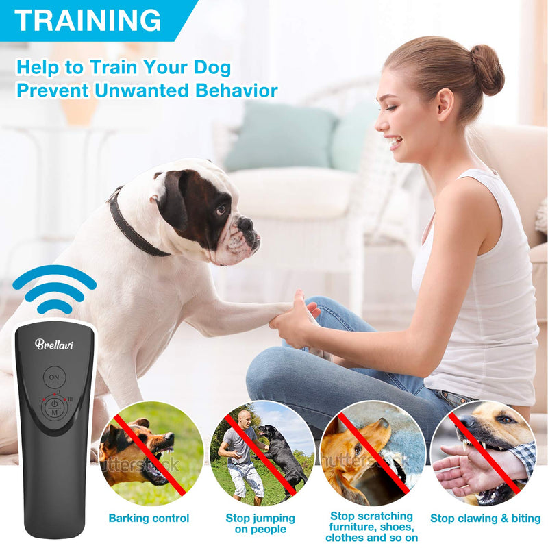 [Australia] - Brellavi Dog Training and Barking Control Device, Upgraded Dog Training and Anti-Barking Device 