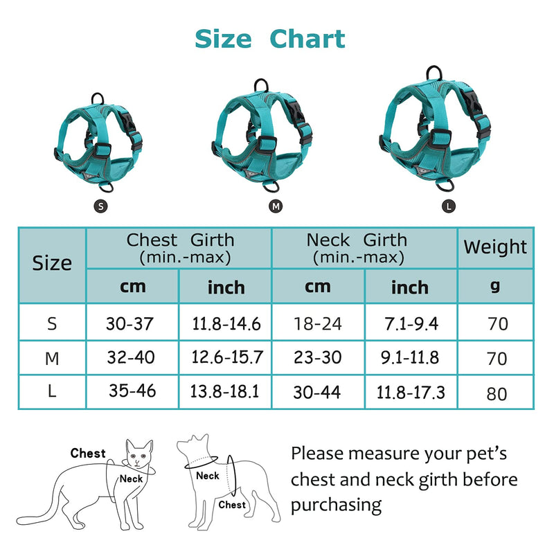 IDOLPET No Pull Dog Harness and Leash Set with Front and Back 2 Leash Clips and 4 Adjustable Buckles Reflective Walking Escape Proof Comfortable Vest for Small Medium and Large Dogs Cats Green - PawsPlanet Australia