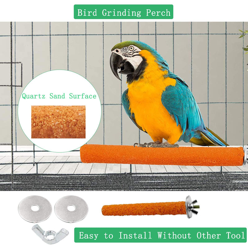 X-zoo Bird Toy Parrot Toys, 7 Pack Birdcage Swings Hanging Chewing Shredding Perches for Cockatiel, Budgies, Parrots, Small Parakeets, Canary - PawsPlanet Australia