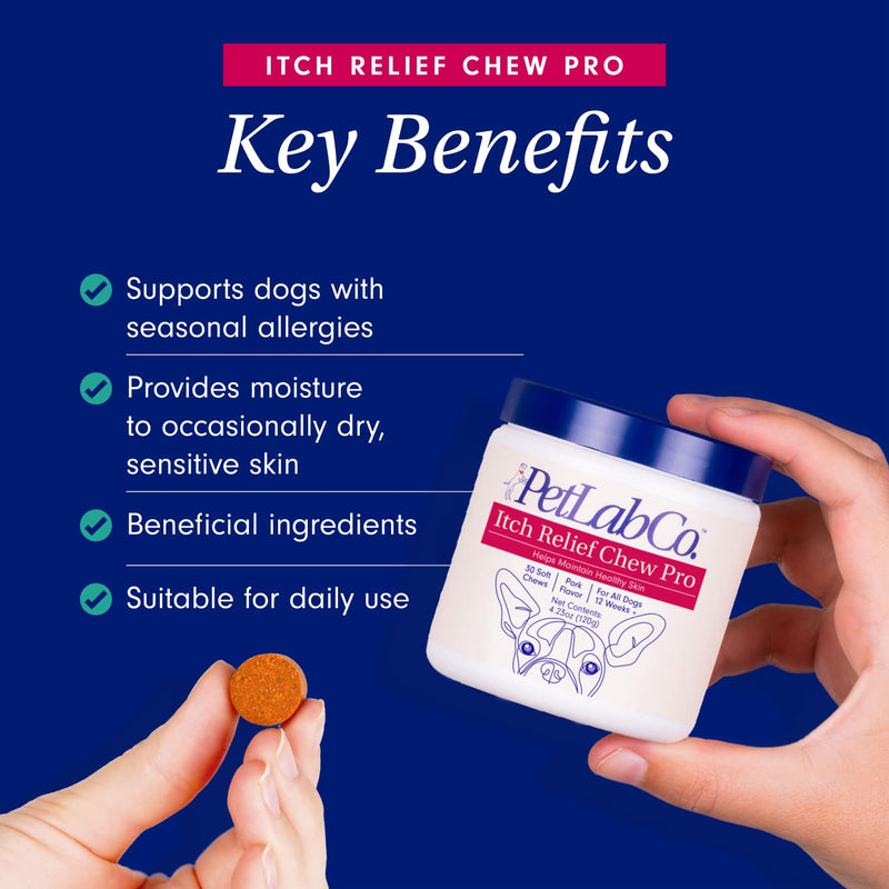 PetLab Co ‚Äì Itch & Ear Bundle: Dog Itch Relief Helps Support Dry, Itchy Skin Daily 30 Count & Support Ear Hygiene & Health with Our Dog Ear Wash. Formulated to Moisturize, and Cleanse Ears 4 Ounces - PawsPlanet Australia