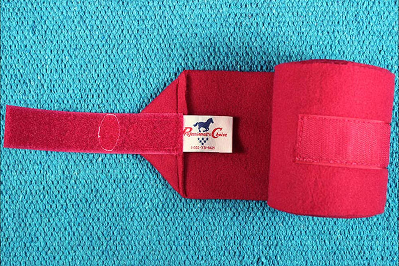 Professional's Choice Polo Wrap 4pk Color: Red - PawsPlanet Australia