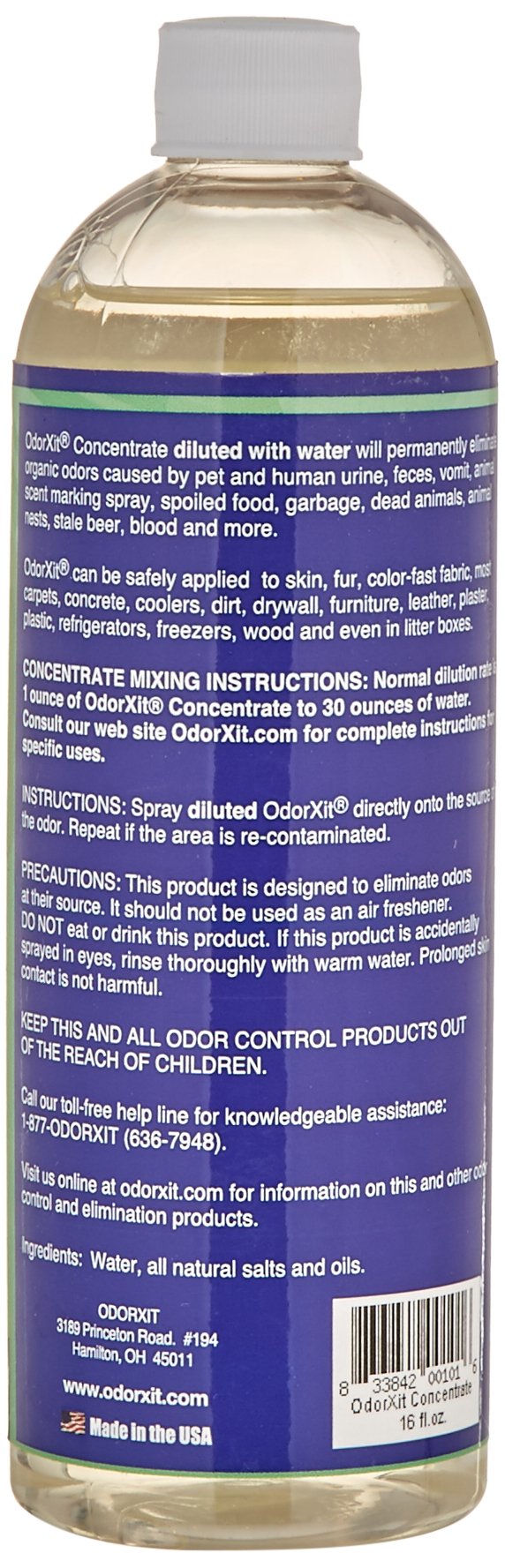 [Australia] - 16 ounce OdorXit Concentrate odor remover for pet and other tough odors 