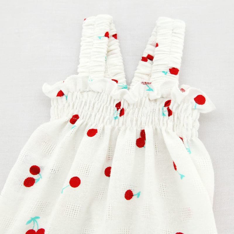 CuteBone Cherry Dog Dress Summer for Small Girl Cat Clothes XX-Small Berry skirt - PawsPlanet Australia