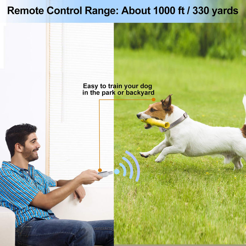 [Australia] - Citronella Dog Training Collar with Remote Control,3 Using Modes Spray Vibration and Beep,Spray Dog Bark Collar,1000ft Range Harmless Safe Humane No Shock Anti-Bark (Include a Citronella Spray) 