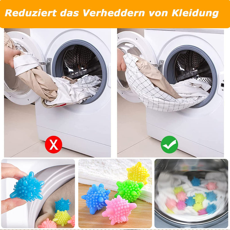 BTkviseQat Pet Hair Remover Washing Machine Pack of 6 Cat Hair Remover, Reusable Pet Hair Lint Paw Dog Hair Washing Machine, Lint Balls Washing Machine Pet Hair Remover for Pet Hair/Laundry - PawsPlanet Australia