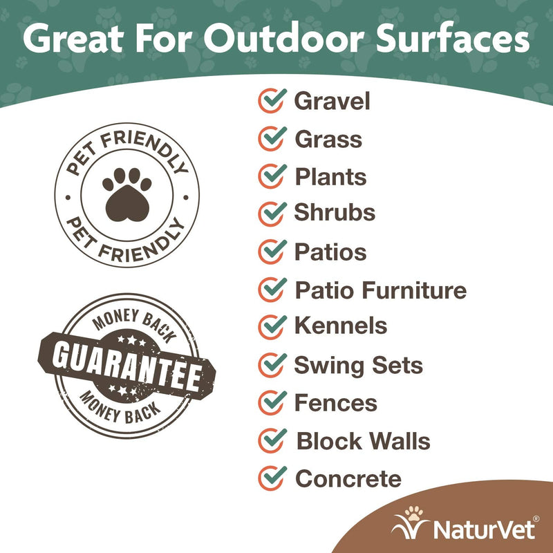 NaturVet – Yard Odor Eliminator – Eliminate Stool and Urine Odors from Lawn and Yard – Designed for Use on Grass, Plants, Patios, Gravel, Concrete & More 16 oz Refill - PawsPlanet Australia