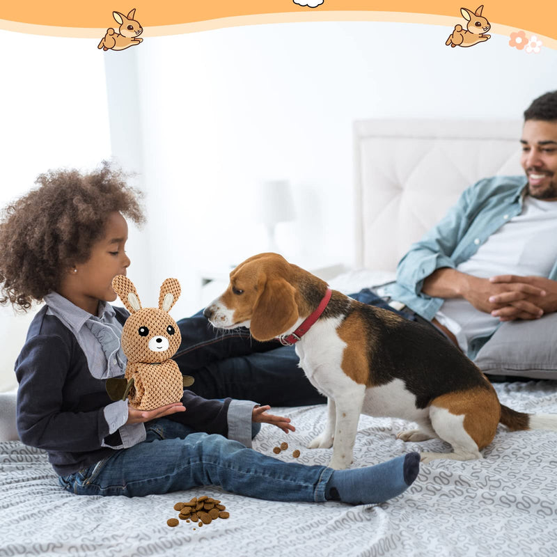 FWLWTWSS Intelligence toy for dogs, dog toy snuff, squeaker, interactive dog toy, dog toy intelligence for stress relief, boredom, for food instinct training rabbit - PawsPlanet Australia
