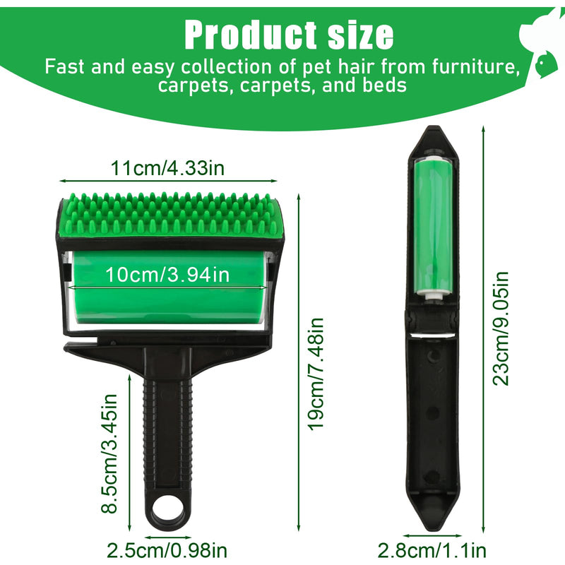 Stick It Roller, Silicone Reusable Lint Roller, Stick It Pet Hair Remover, Stick It Lint Roller Reusable for Pet Hair, Clothes, Car Seats B - PawsPlanet Australia