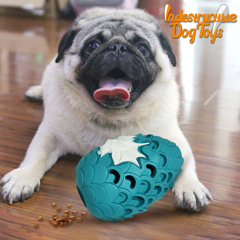 Dragon Egg Dog Toy for Aggressive Chewers Large Breeds, Indestructible Dog Toys Tough Dog Toys for Medium Large Dogs, Puppy Toys 900 Lbs Pull Tension Blue BL 5.5 In - PawsPlanet Australia