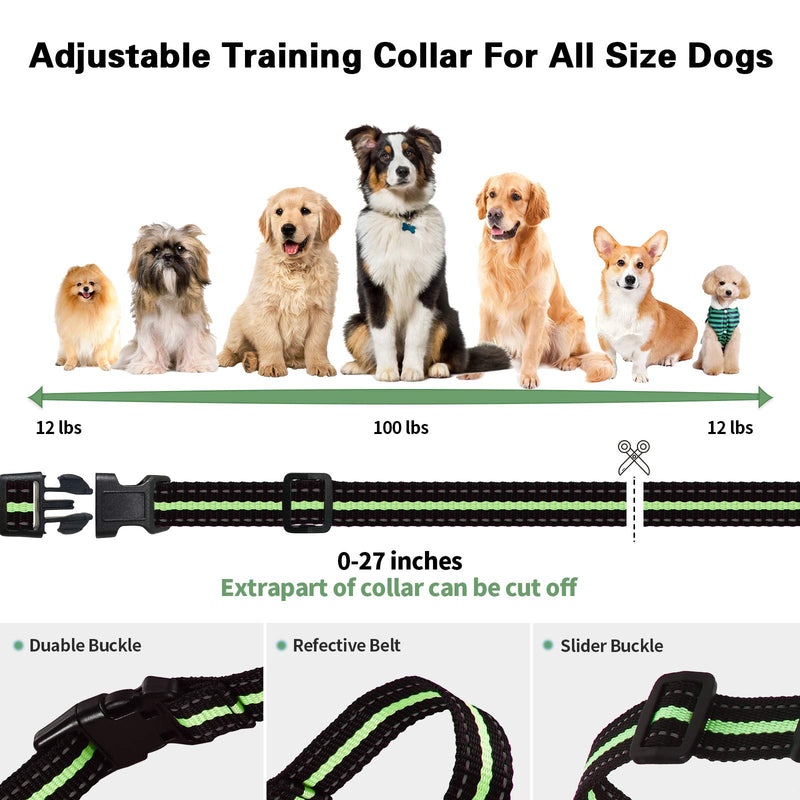 LByzHan Dog Shock Collars with Remote, Dog Training Collar w/3 Modes, Safety Lock, IPX7 Waterproof, 8 Levels Vibration & 16 Levels Shock Collars for Small Medium Large Dogs - PawsPlanet Australia