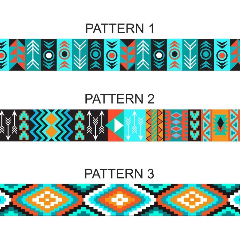 CollarDirect Martingale Dog Collar Nylon Safety Training Tribal Pattern Adjustable Heavy Duty Collars for Dogs Medium Large Pattern 1 - PawsPlanet Australia